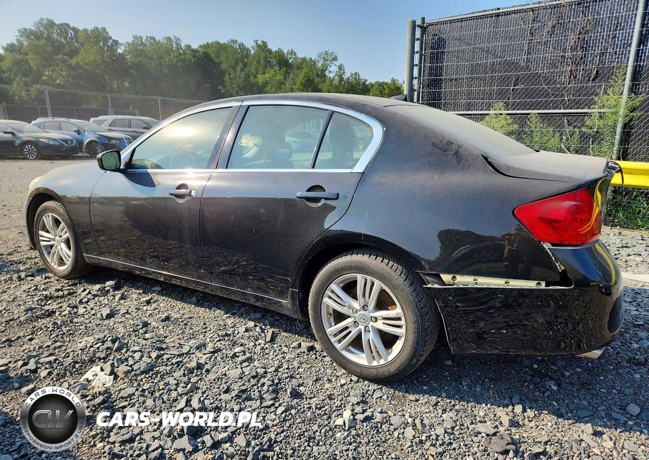 2011 Infiniti G25 Sedan X VIN:JN1DV6AR5BM651495 - 2