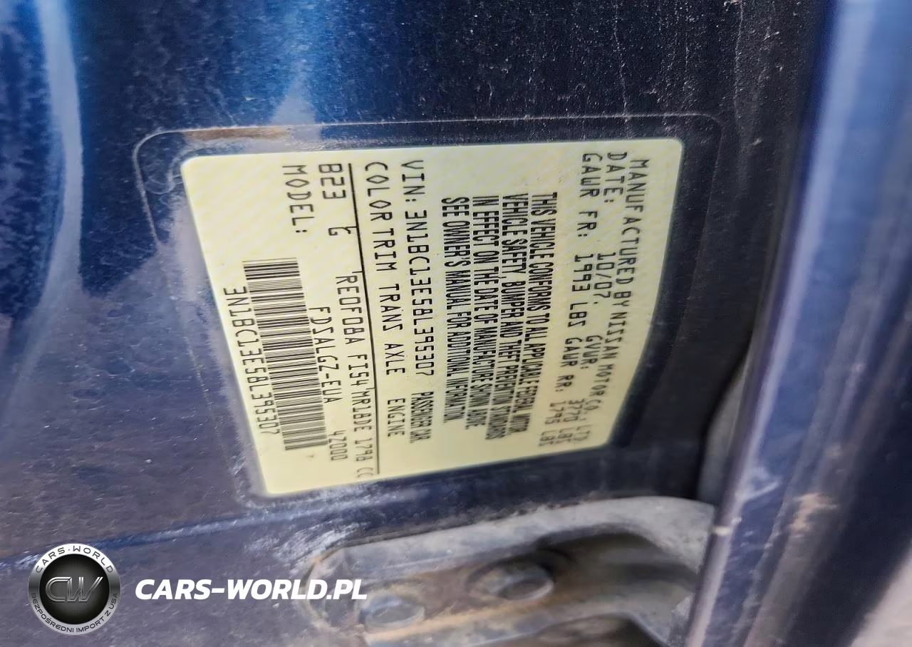 2008 Nissan Versa 1.8 S VIN:3N1BC13E58L395307 - 14