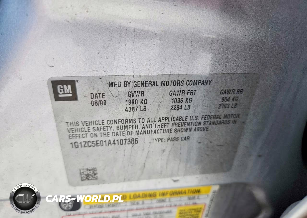 2010 Chevrolet Malibu 1Lt VIN:1G1ZC5E01A4107386 - 12
