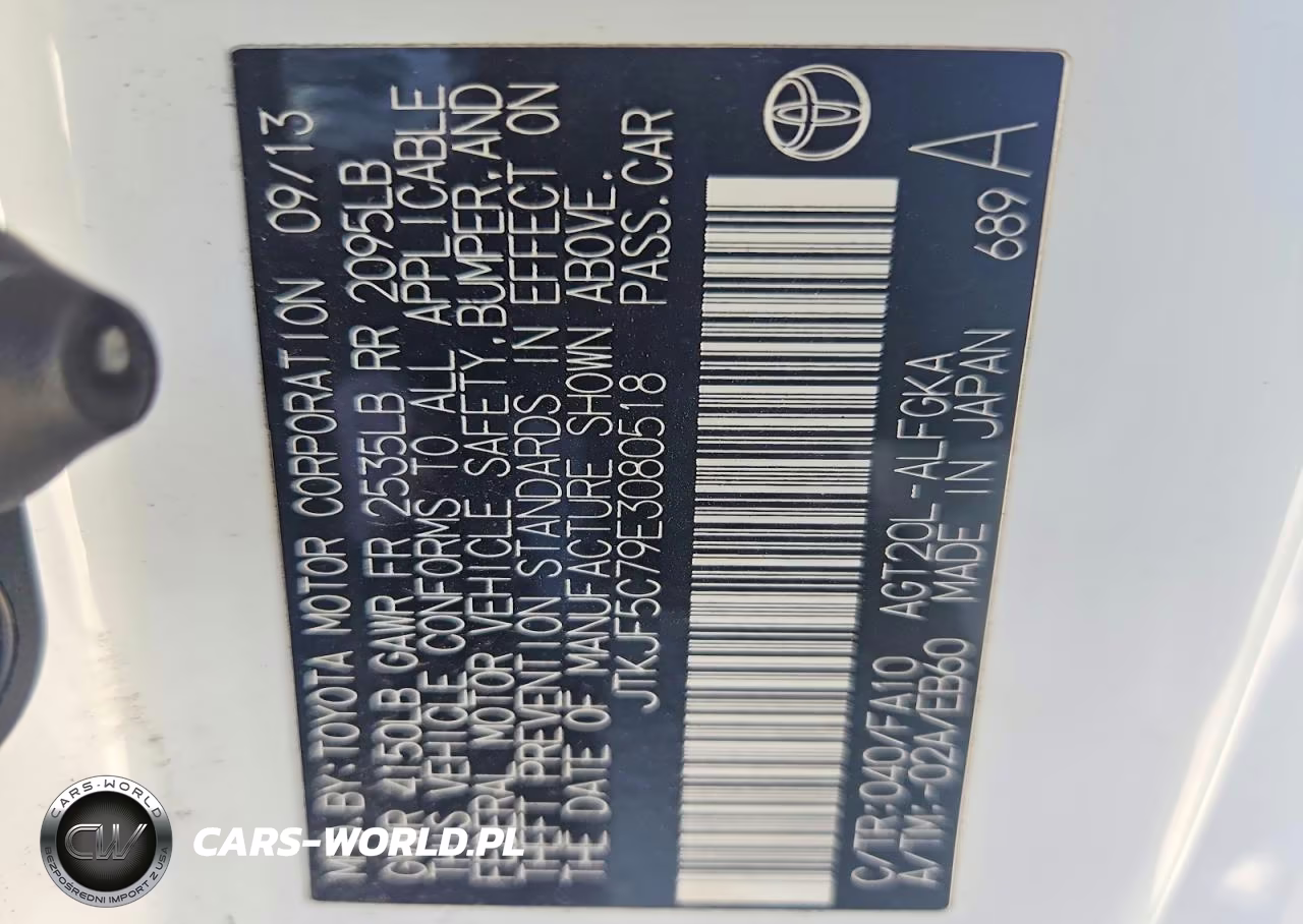 2014 Scion Tc Base VIN:JTKJF5C79E3080518 - 12