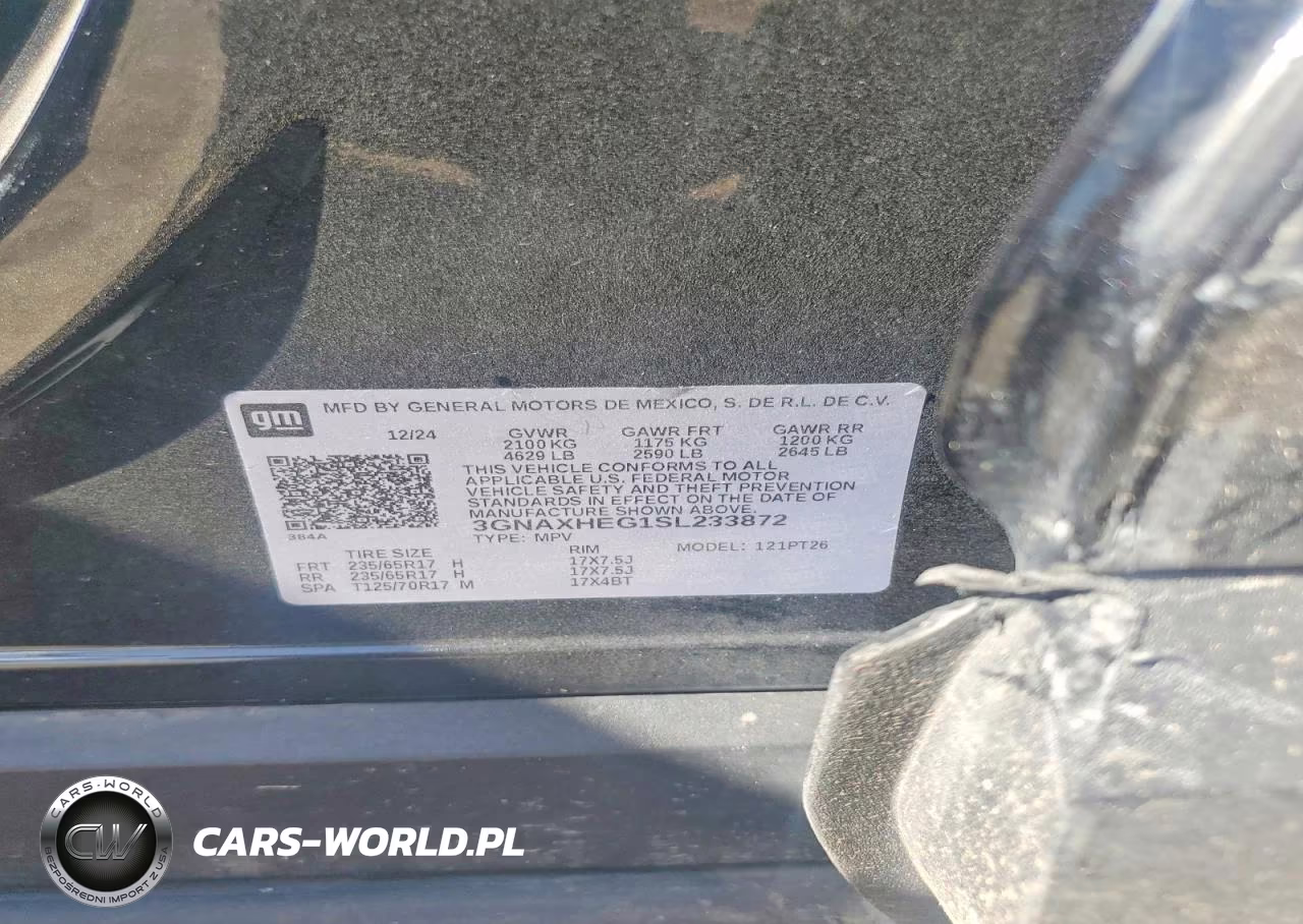 2025 Chevrolet Equinox Lt VIN:3GNAXHEG1SL233872 - 13