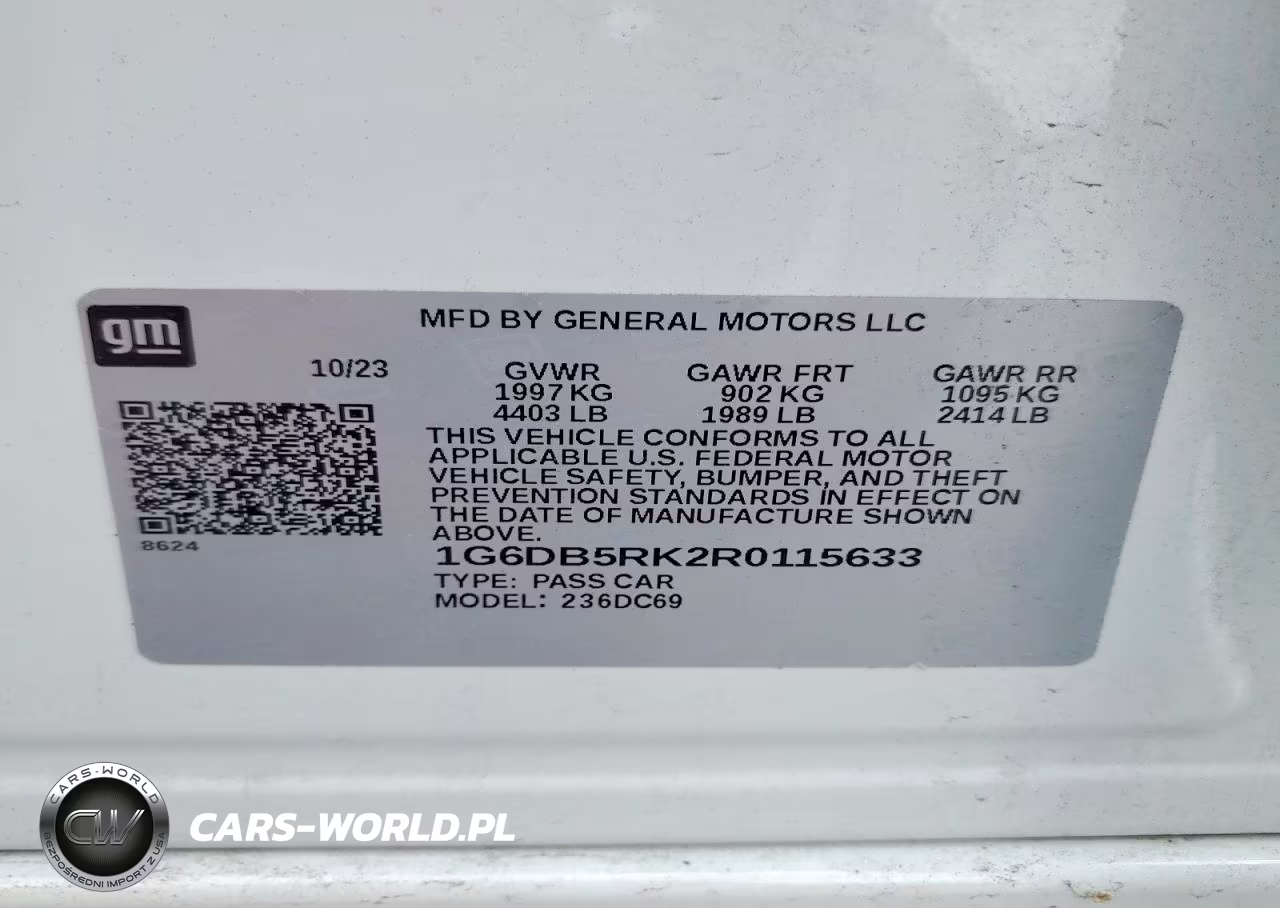 2024 Cadillac Ct4 Premium Luxury VIN:1G6DB5RK2R0115633 - 12
