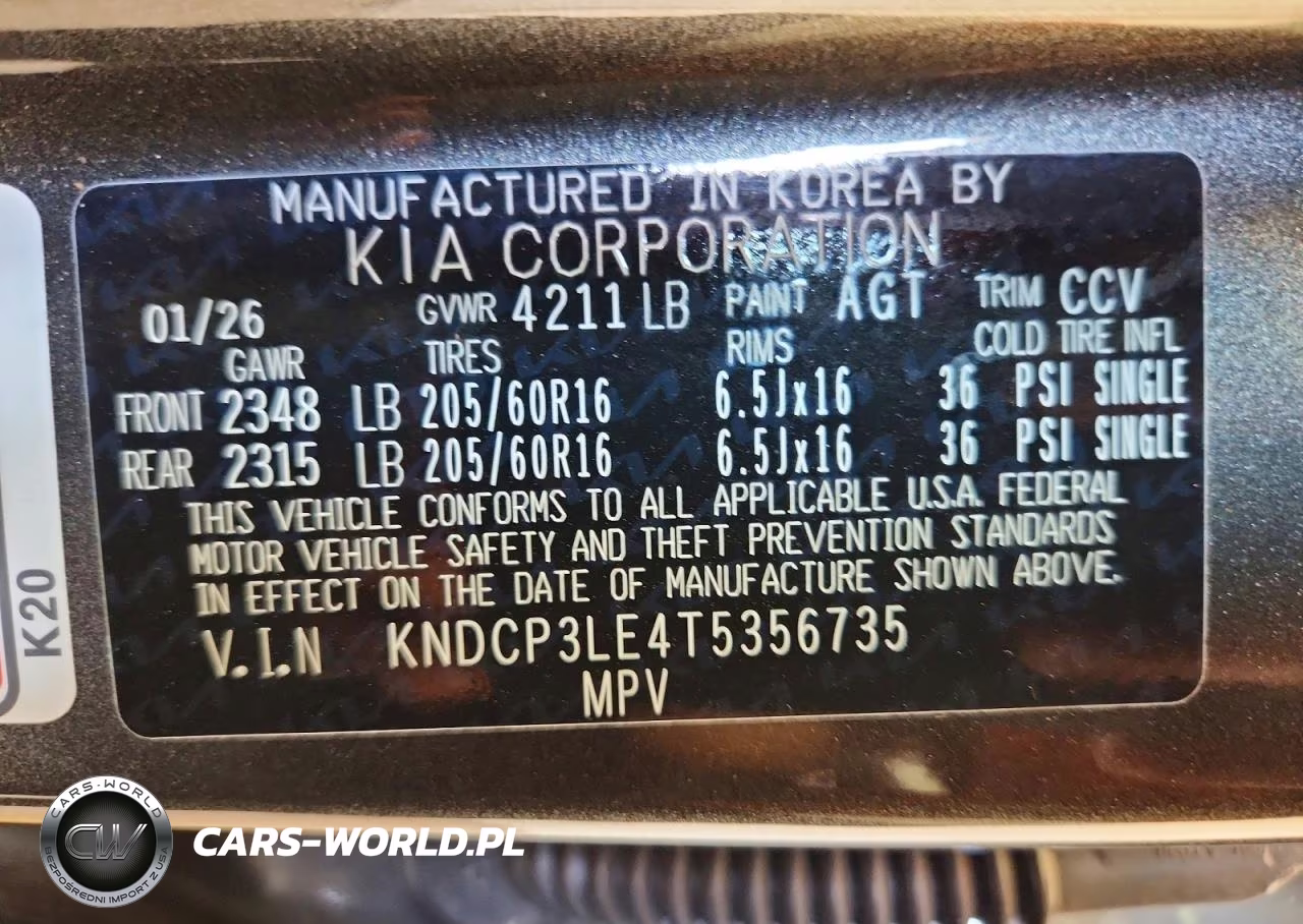 2026 Kia Niro Lx VIN:KNDCP3LE4T5356735 - 14