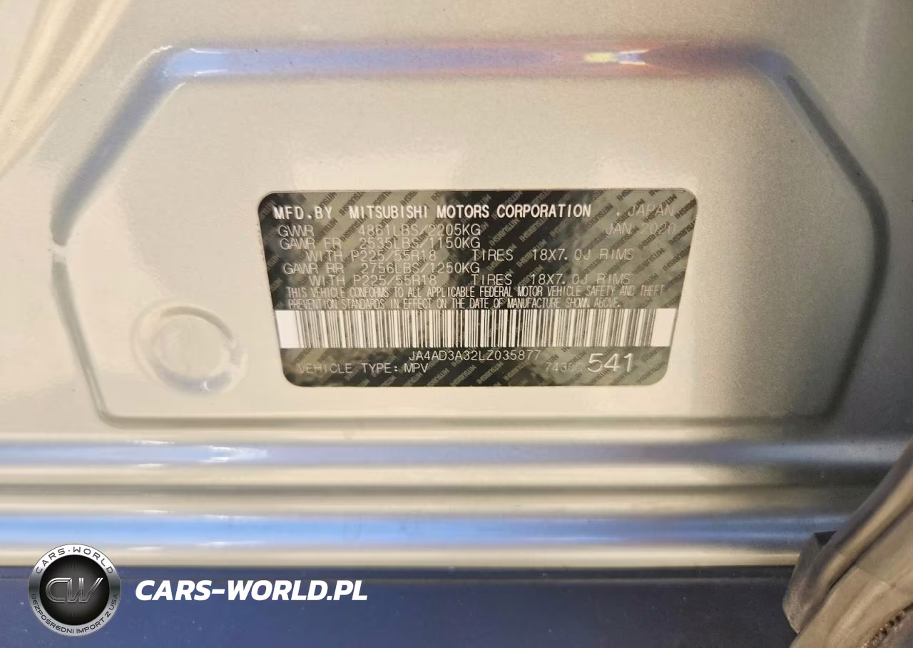 2020 Mitsubishi Outlander Se VIN:JA4AD3A32LZ035877 - 13