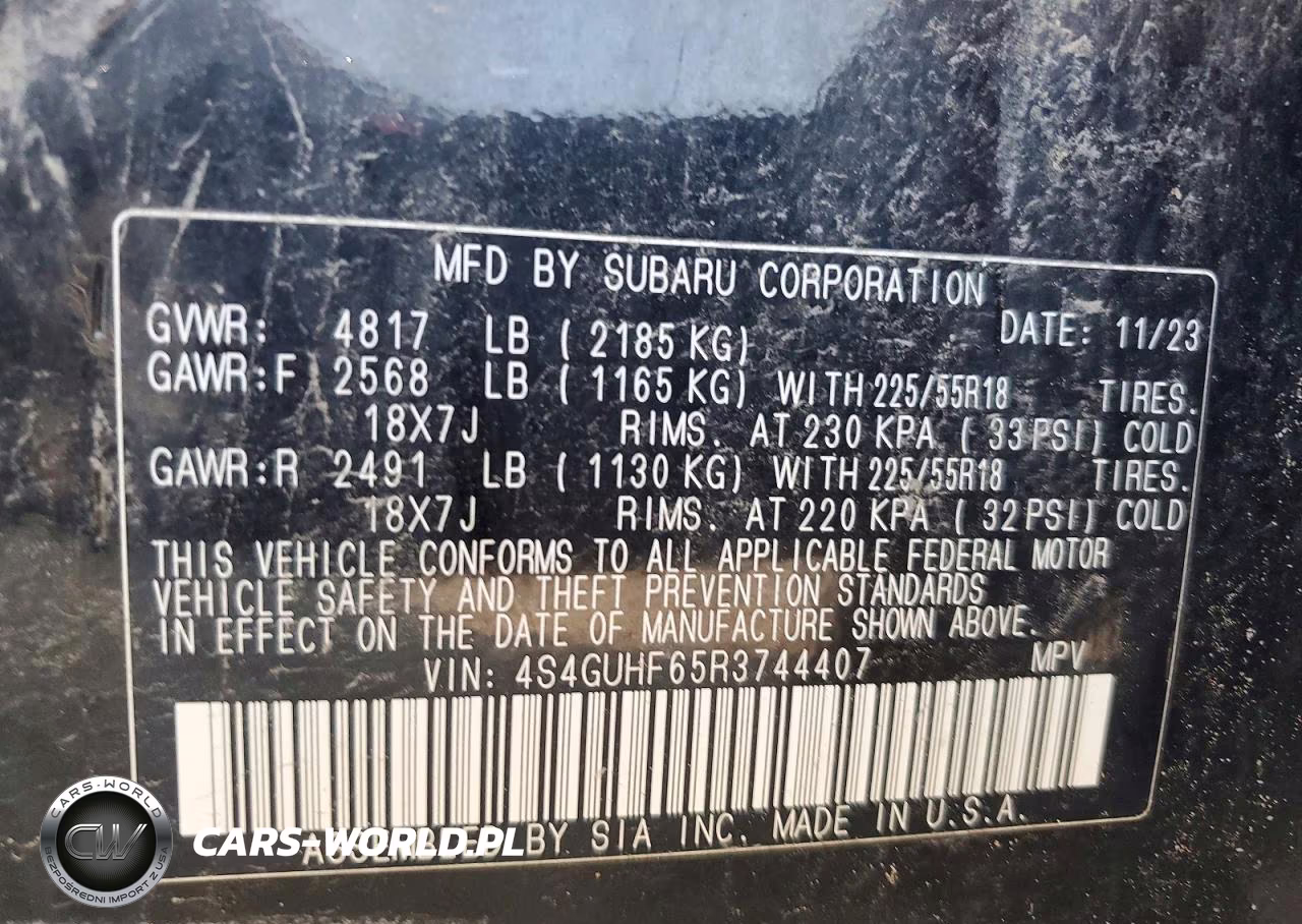 2024 Subaru Crosstrek Sport VIN:4S4GUHF65R3744407 - 13