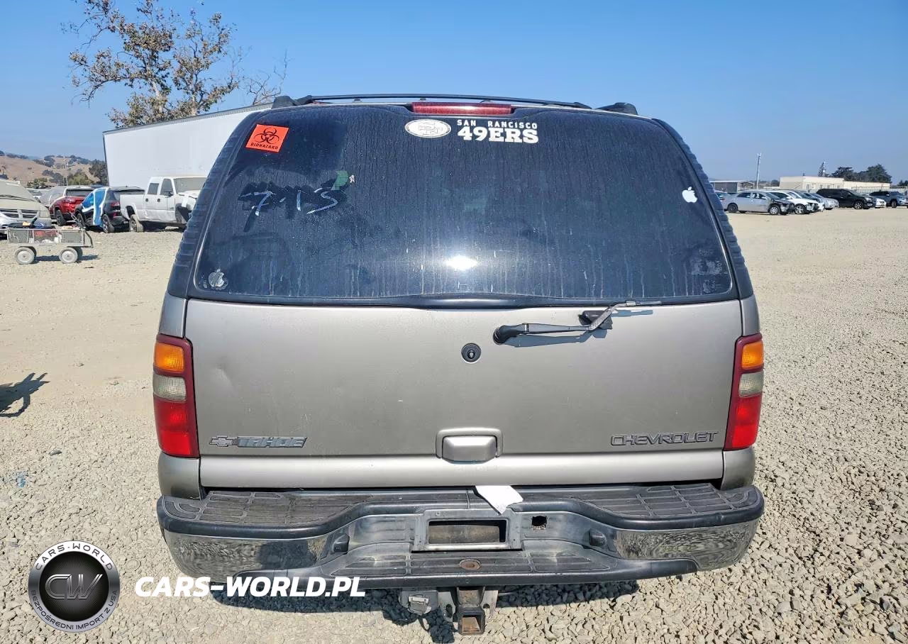 2002 Chevrolet Tahoe K1500 VIN:1GNEK13T72R163150 - 6