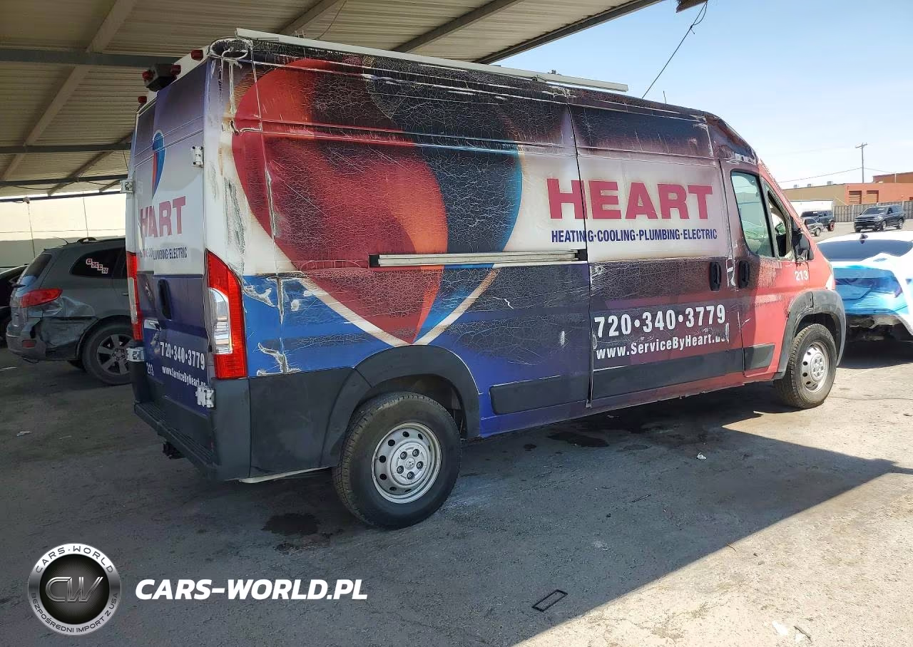 2021 Ram Promaster 2500 2500 High VIN:3C6LRVDG2ME523581 - 3