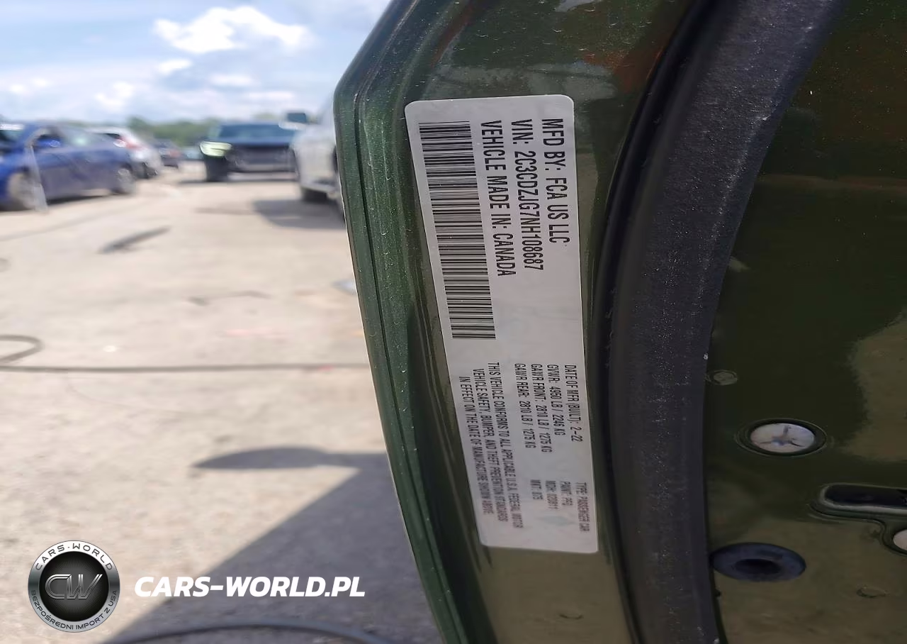 2022 Dodge Challenger Gt VIN:2C3CDZJG7NH108687 - 13
