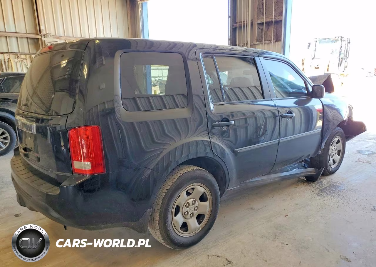 2014 Honda Pilot Lx VIN:5FNYF3H23EB023953 - 3