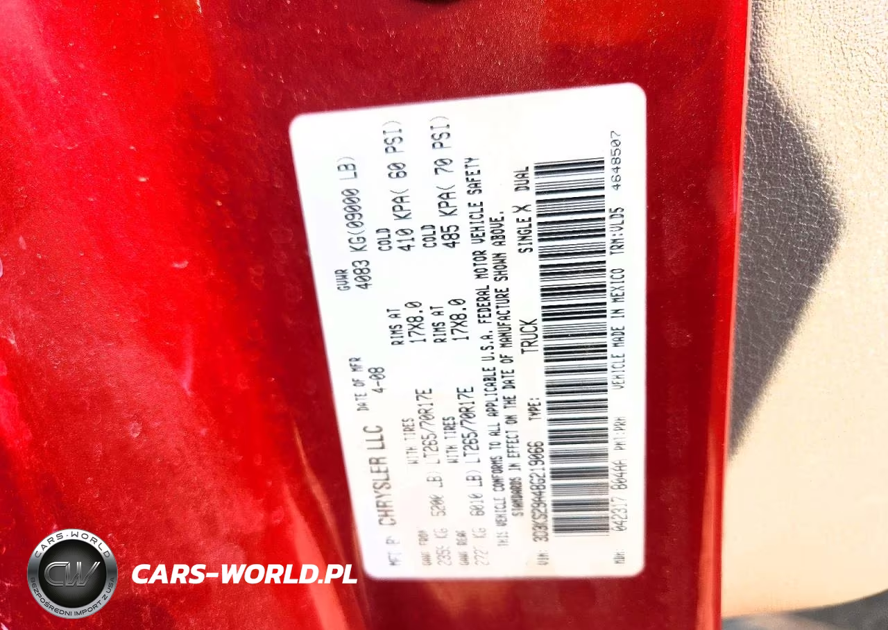 2008 Dodge Ram 2500 VIN:3D3KS29A48G219066 - 12