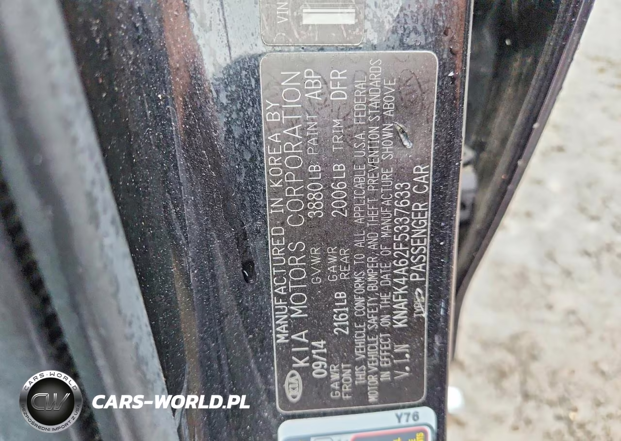 2015 Kia Forte Lx VIN:KNAFK4A62F5337633 - 12