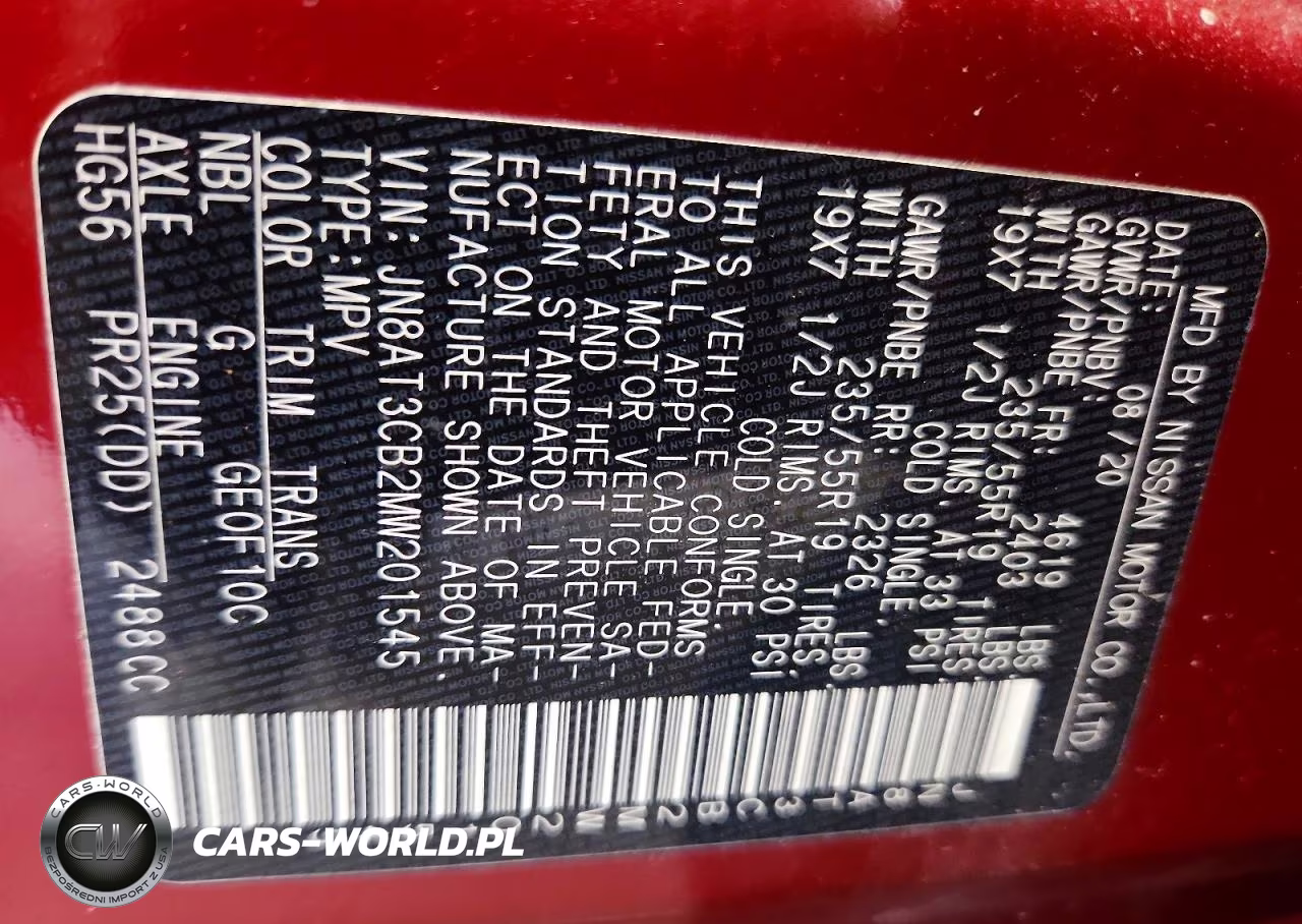 2021 Nissan Rogue Sl VIN:JN8AT3CB2MW201545 - 12