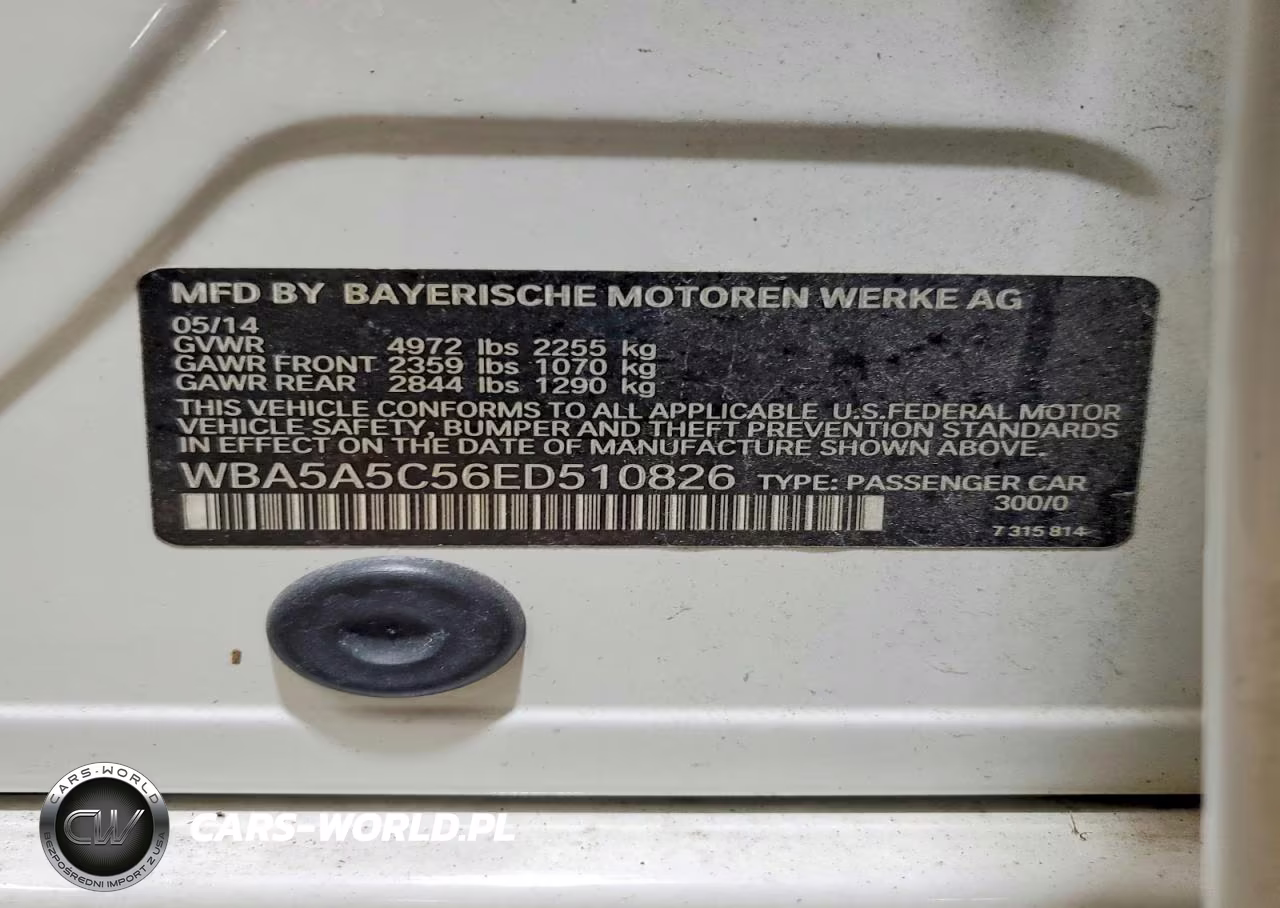 2014 BMW 528 I VIN:WBA5A5C56ED510826 - 13