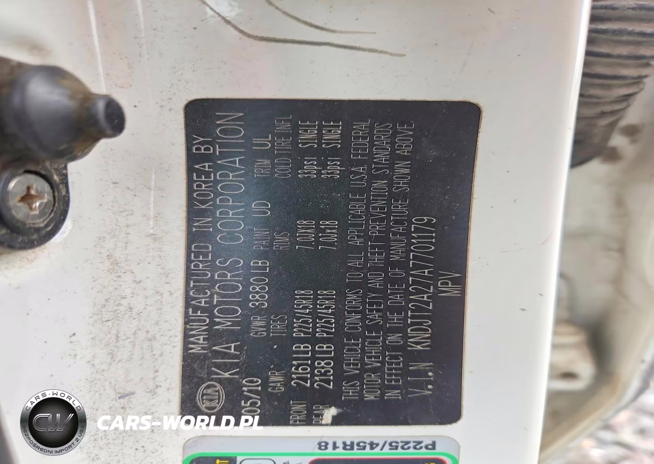 2010 Kia Soul + VIN:KNDJT2A27A7701179 - 12