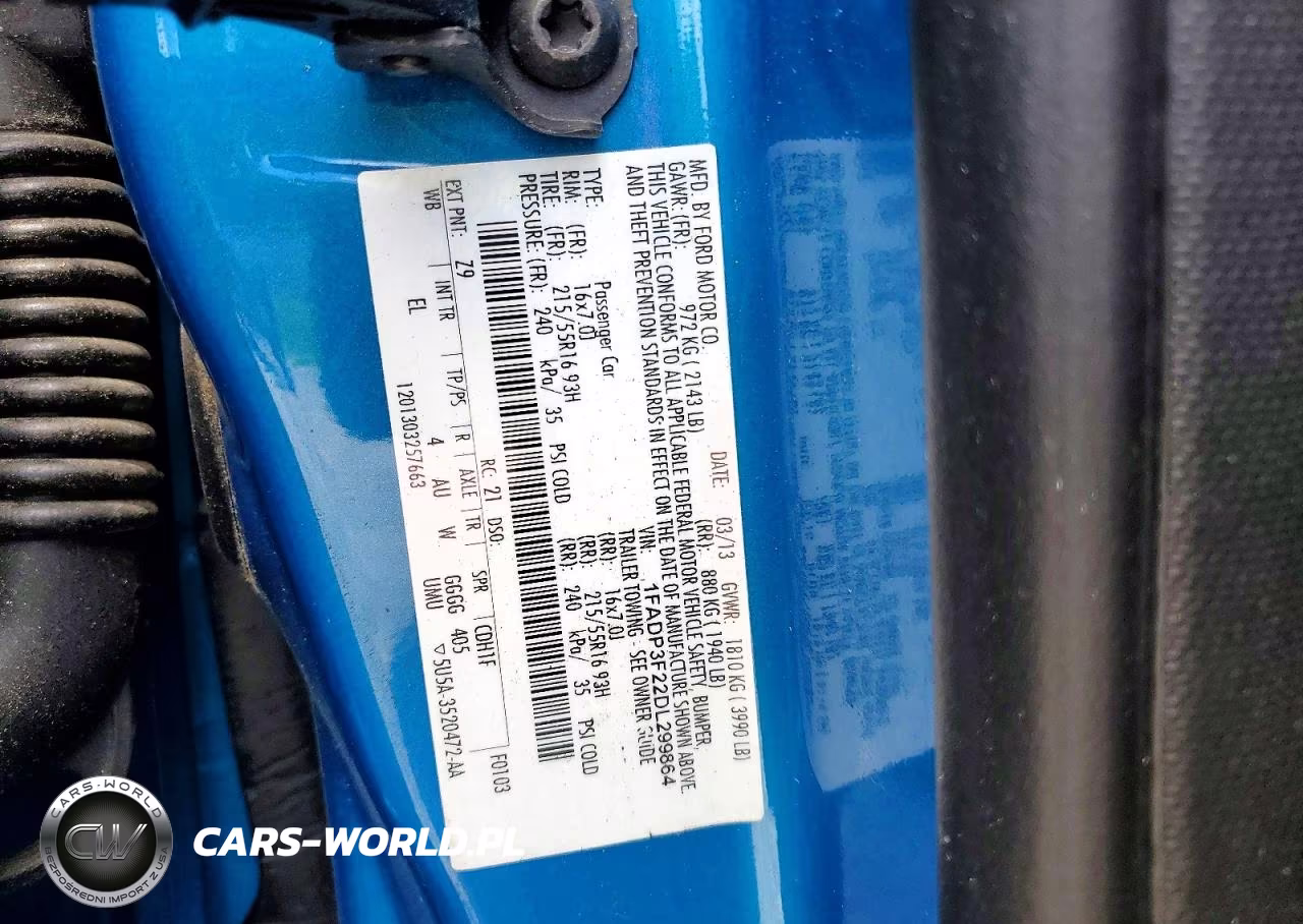 2013 Ford Focus Se VIN:1FADP3F22DL299864 - 12
