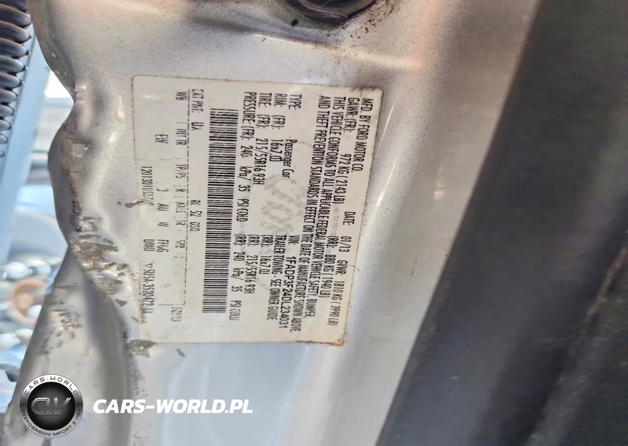2013 Ford Focus Se VIN:1FADP3F24DL234031 - 12