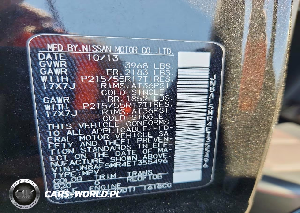 2014 Nissan Juke S VIN:JN8AF5MR4ET355496 - 13