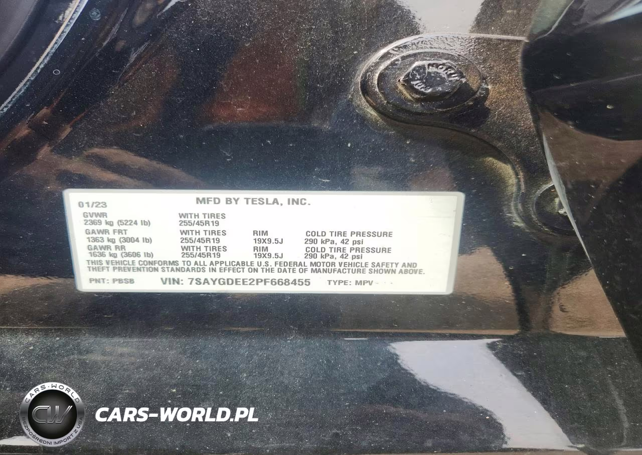 2023 Tesla Model Y VIN:7SAYGDEE2PF668455 - 12