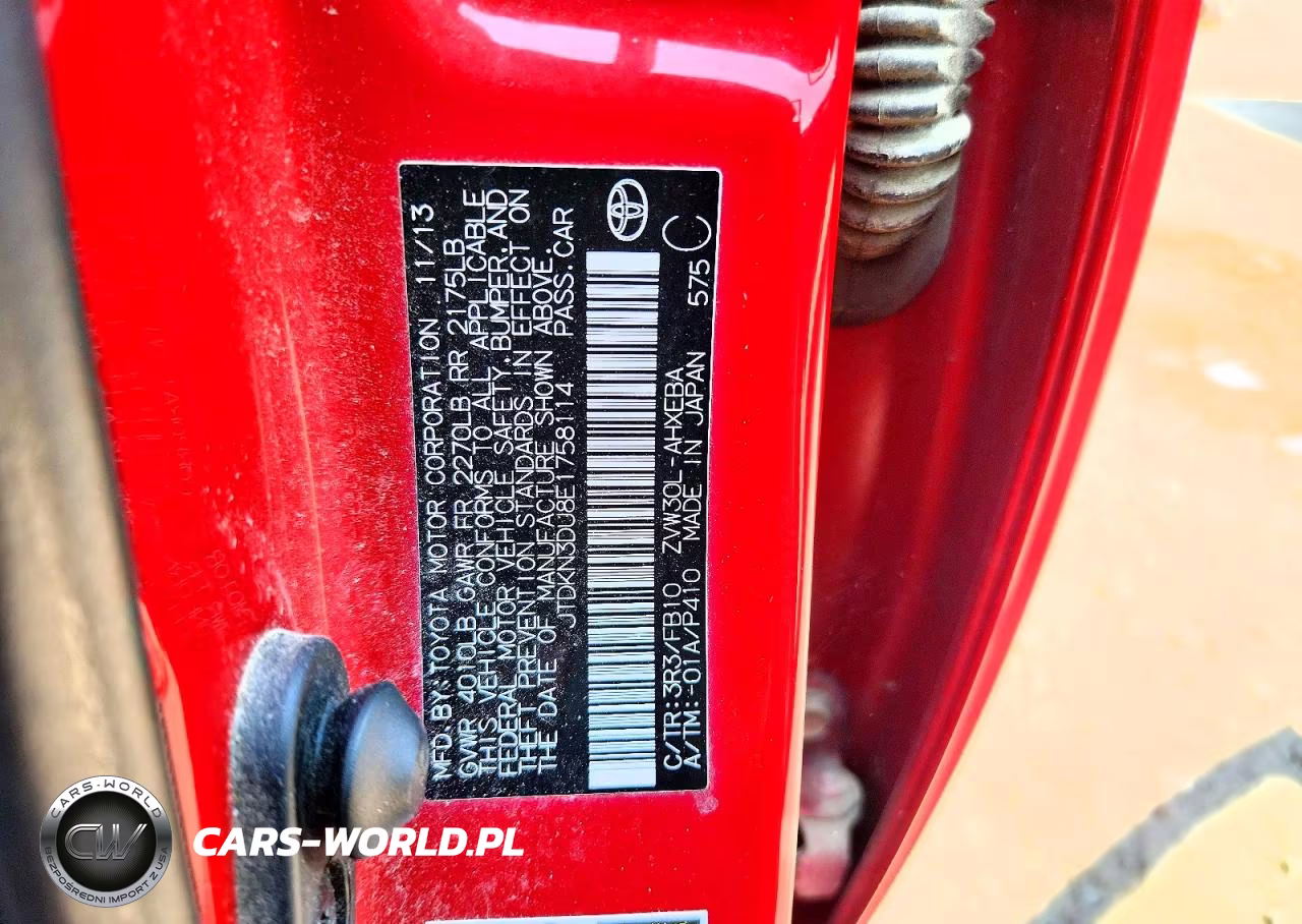 2014 Toyota Prius Two VIN:JTDKN3DU8E1758114 - 12