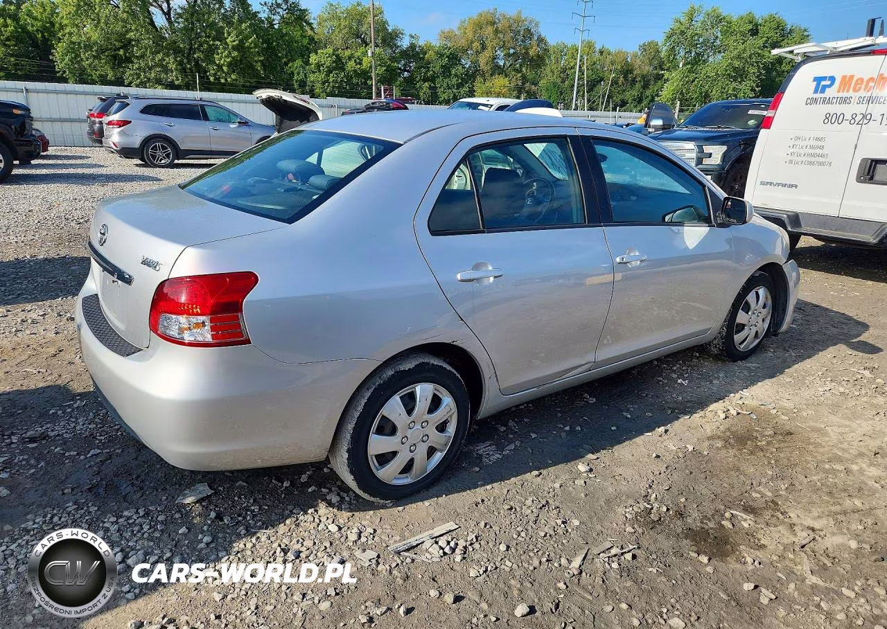 2009 Toyota Yaris Base VIN:JTDBT903391316997 - 3