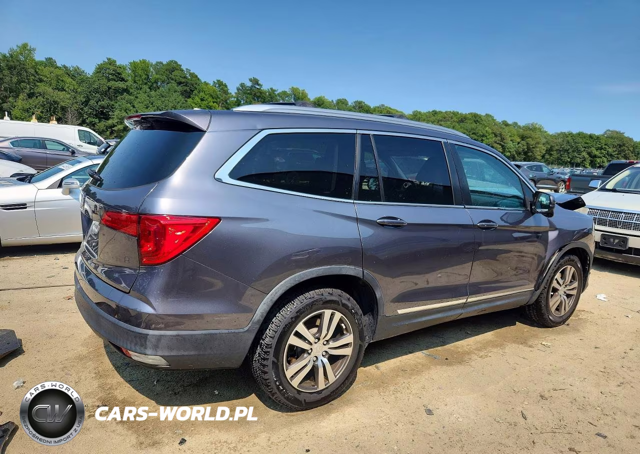 2017 Honda Pilot Exl VIN:5FNYF5H50HB003251 - 3