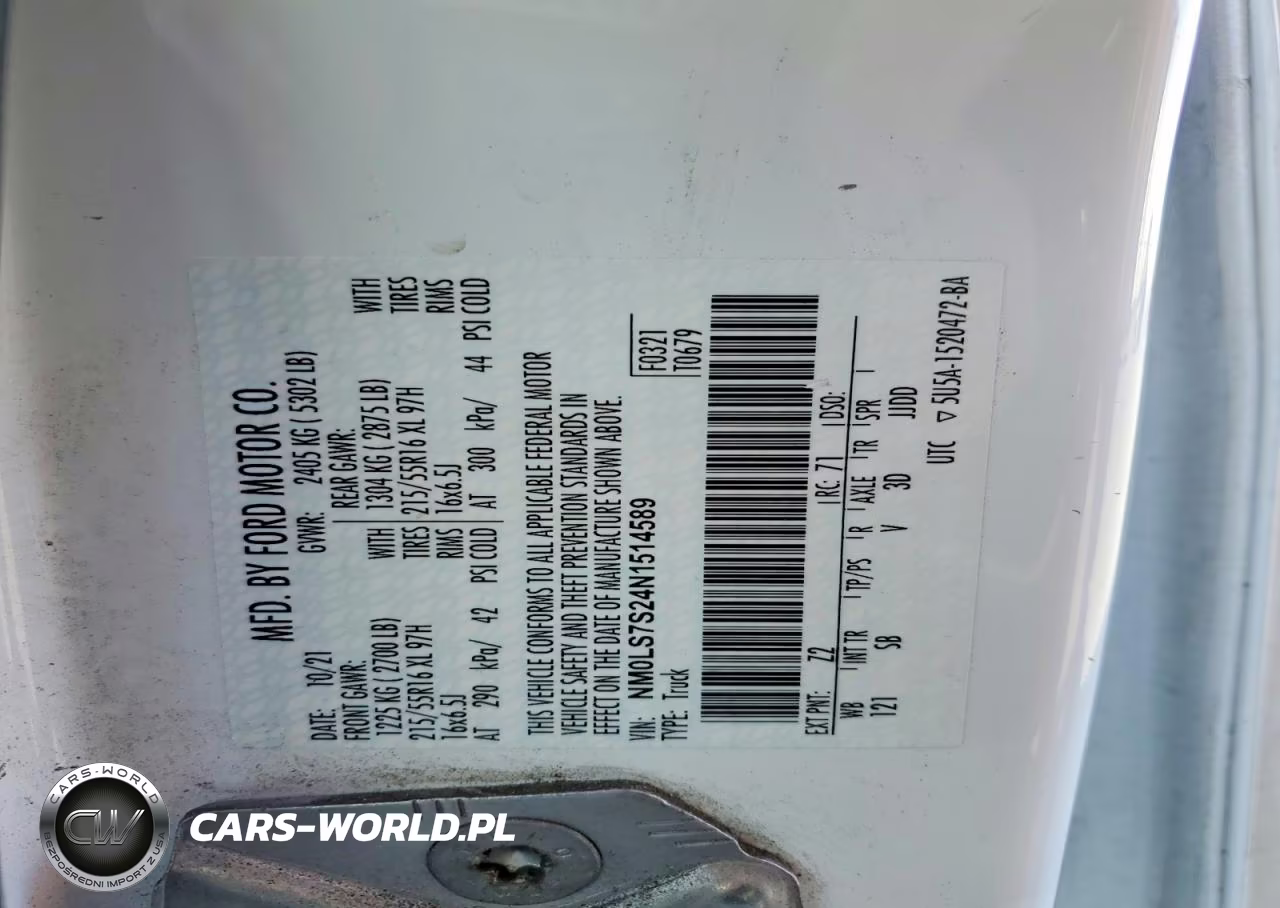 2022 Ford Transit Connect Xl VIN:NM0LS7S24N1514589 - 12