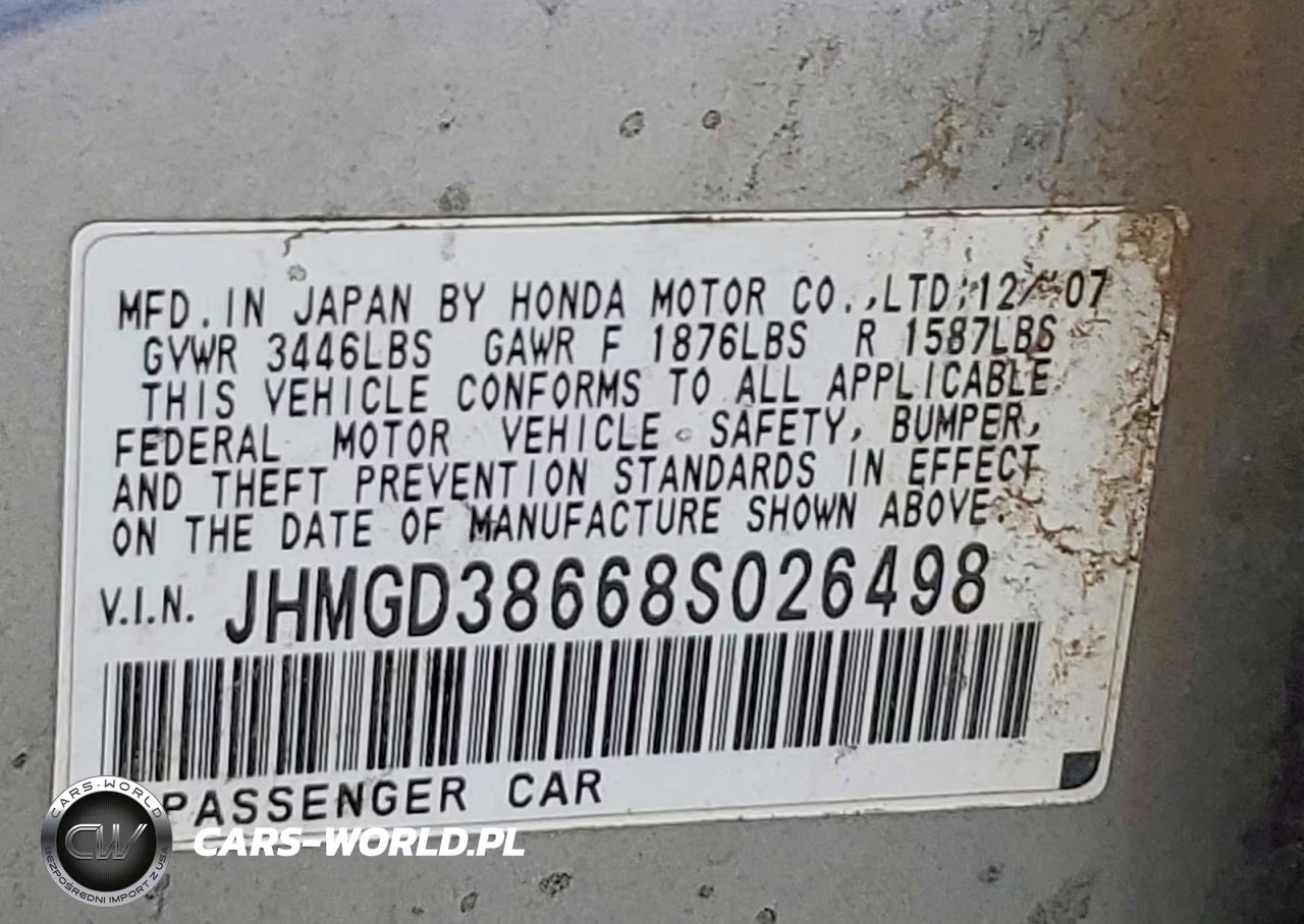 2008 Honda Fit Sport VIN:JHMGD38668S026498 - 13
