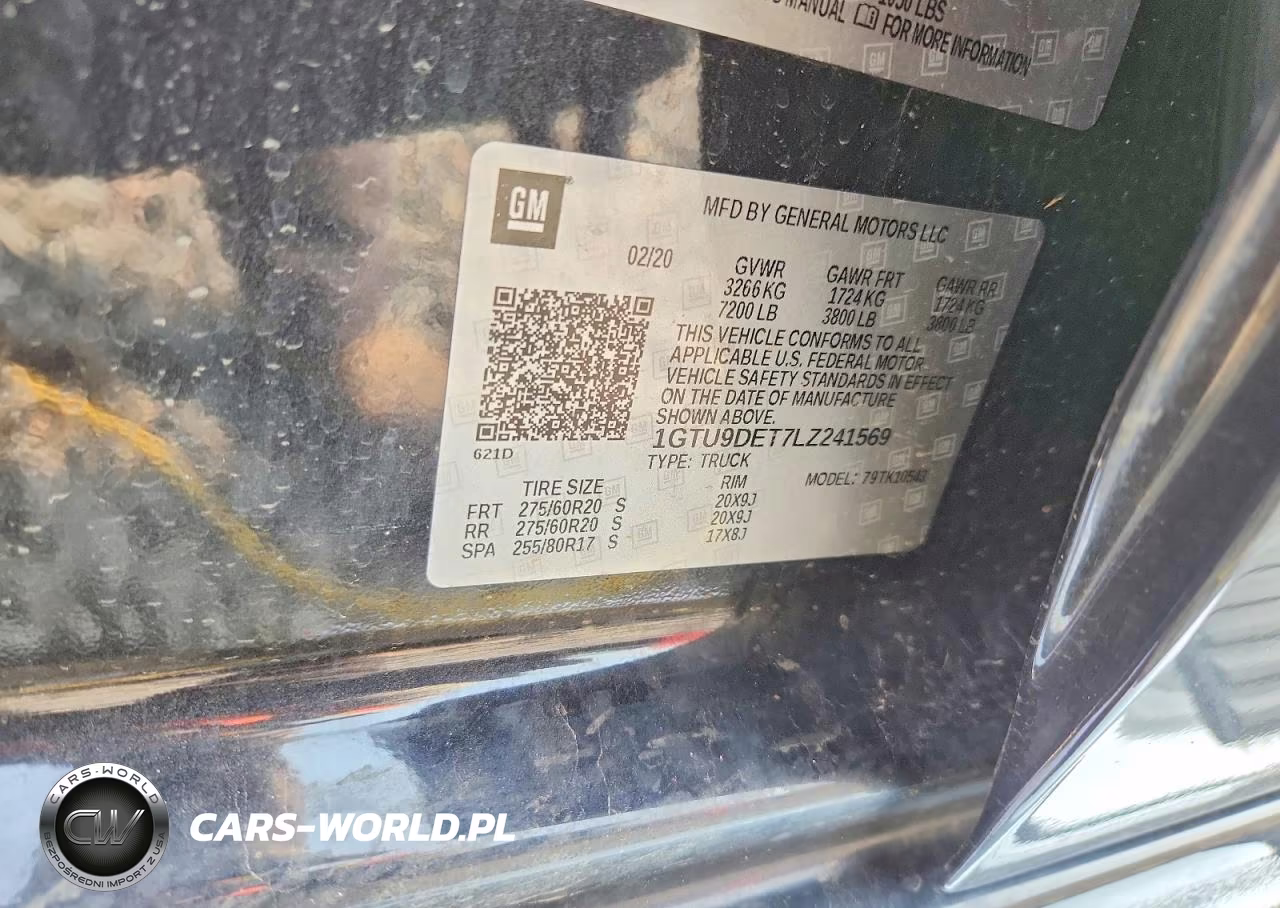 2020 GMC Sierra K1500 Slt VIN:1GTU9DET7LZ241569 - 12