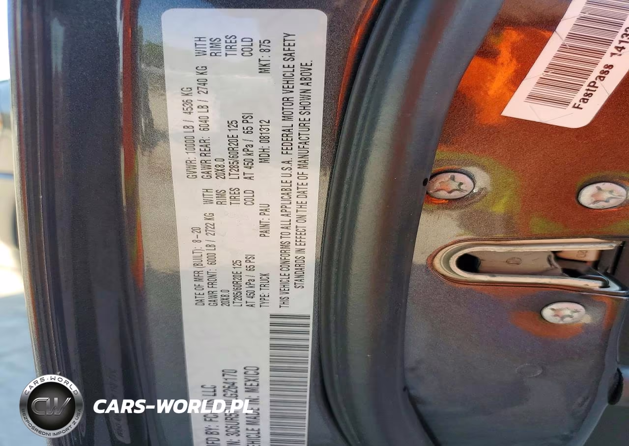2020 Ram 2500 Laramie VIN:3C6UR5FL9LG264170 - 12