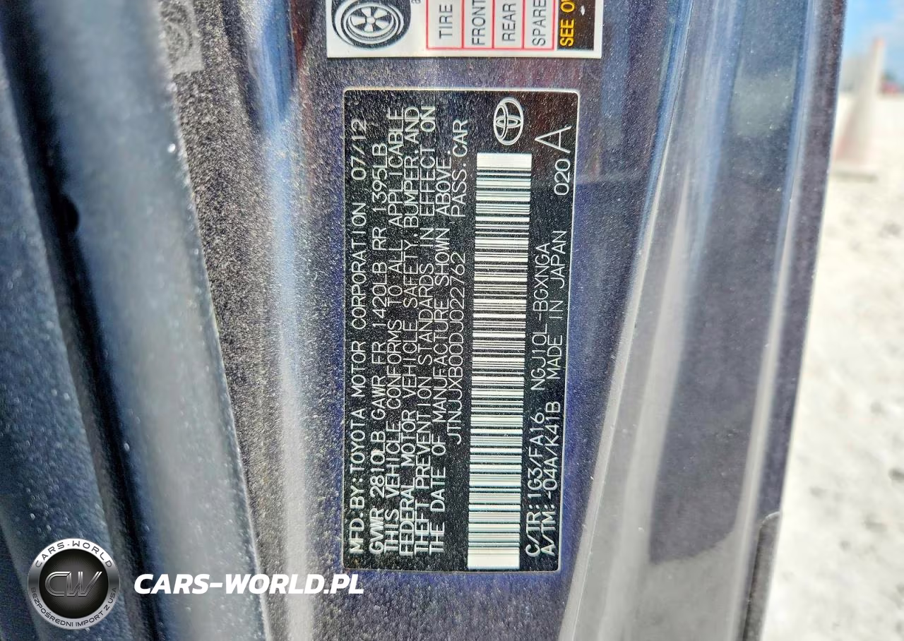 2013 Scion Iq Base VIN:JTNJJXB00DJ022762 - 13