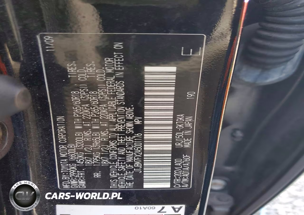 2010 Lexus Gx 460 VIN:JTJBM7FX2A5001176 - 14