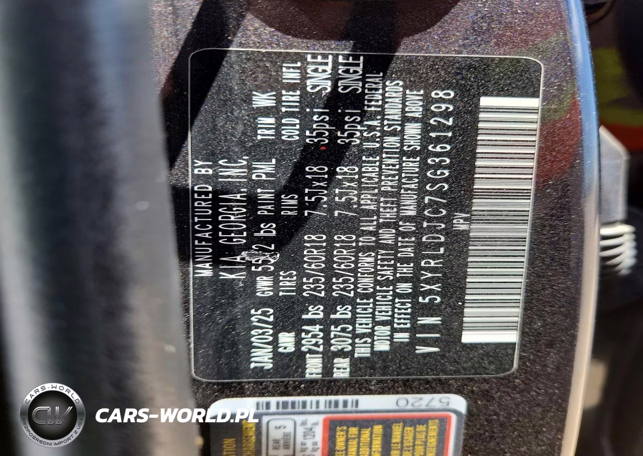 2025 Kia Sorento S VIN:5XYRLDJC7SG361298 - 14