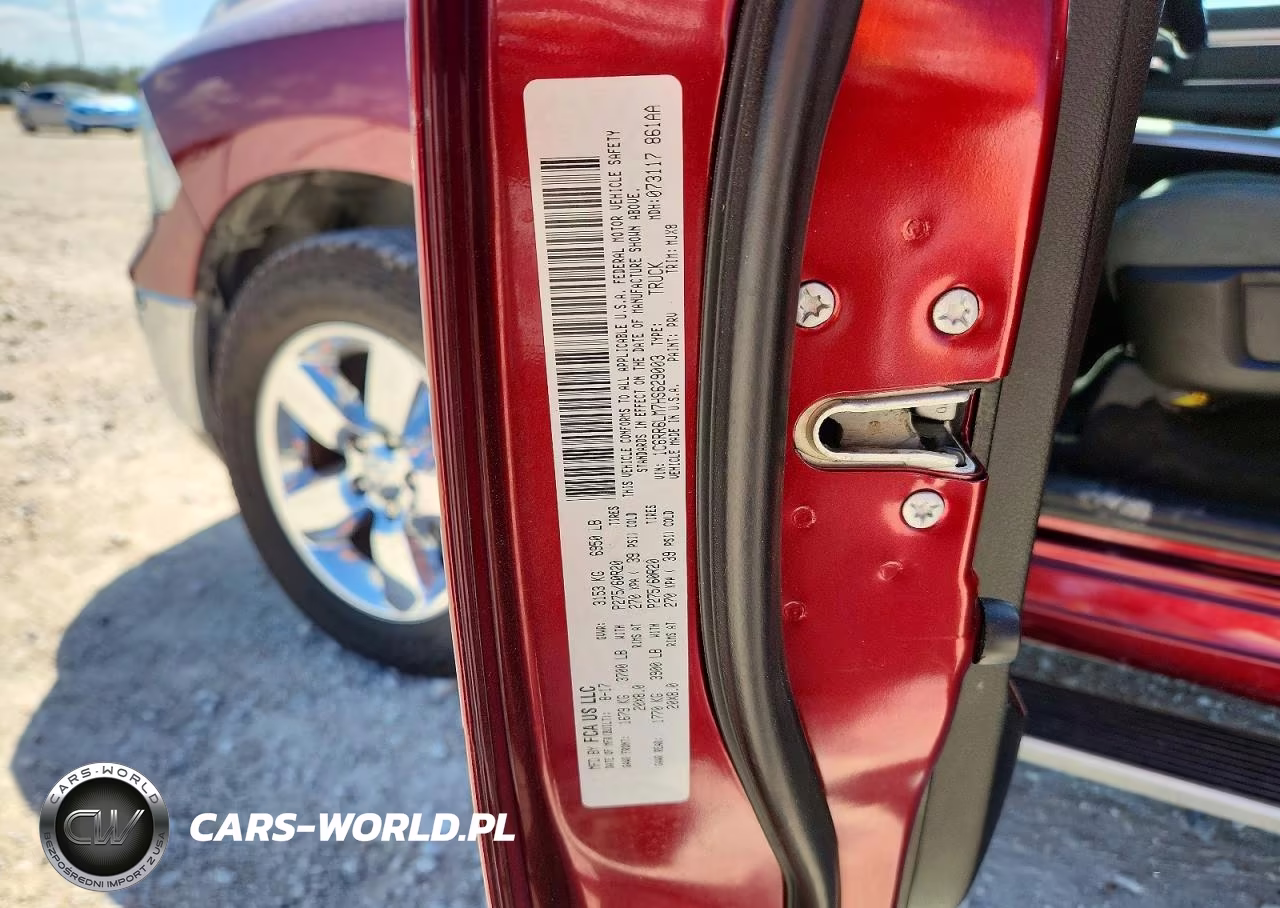 2017 Ram 1500 Slt VIN:1C6RR6LM7HS629003 - 12