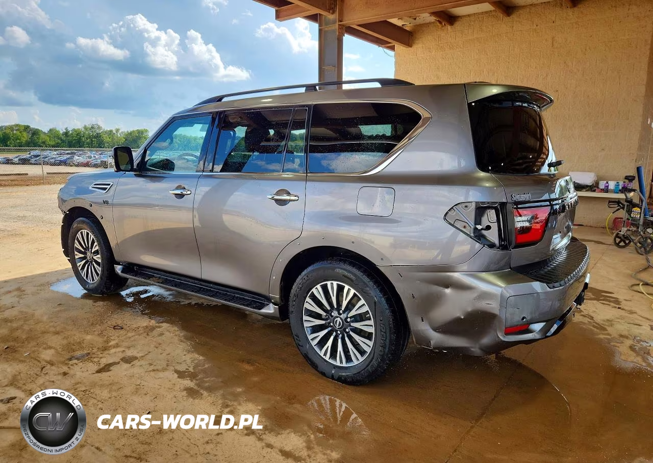 2022 Nissan Armada Sl VIN:JN8AY2BA8N9392635 - 2