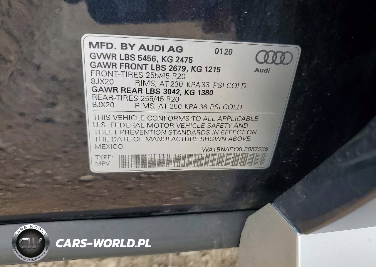 2020 Audi Q5 Premium Plus VIN:WA1BNAFYXL2057936 - 13