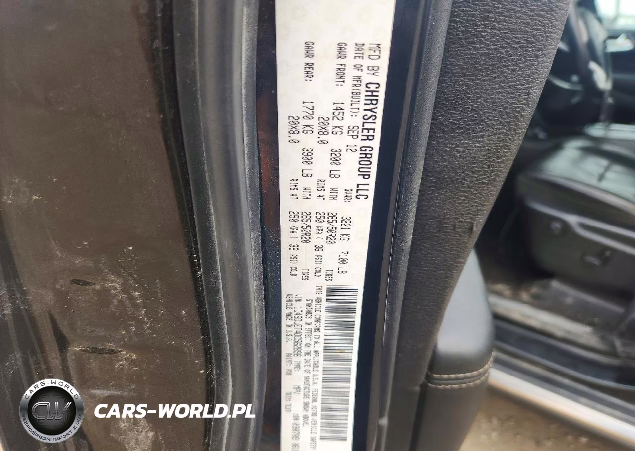 2013 Dodge Durango Citadel VIN:1C4SDJET4DC562896 - 12