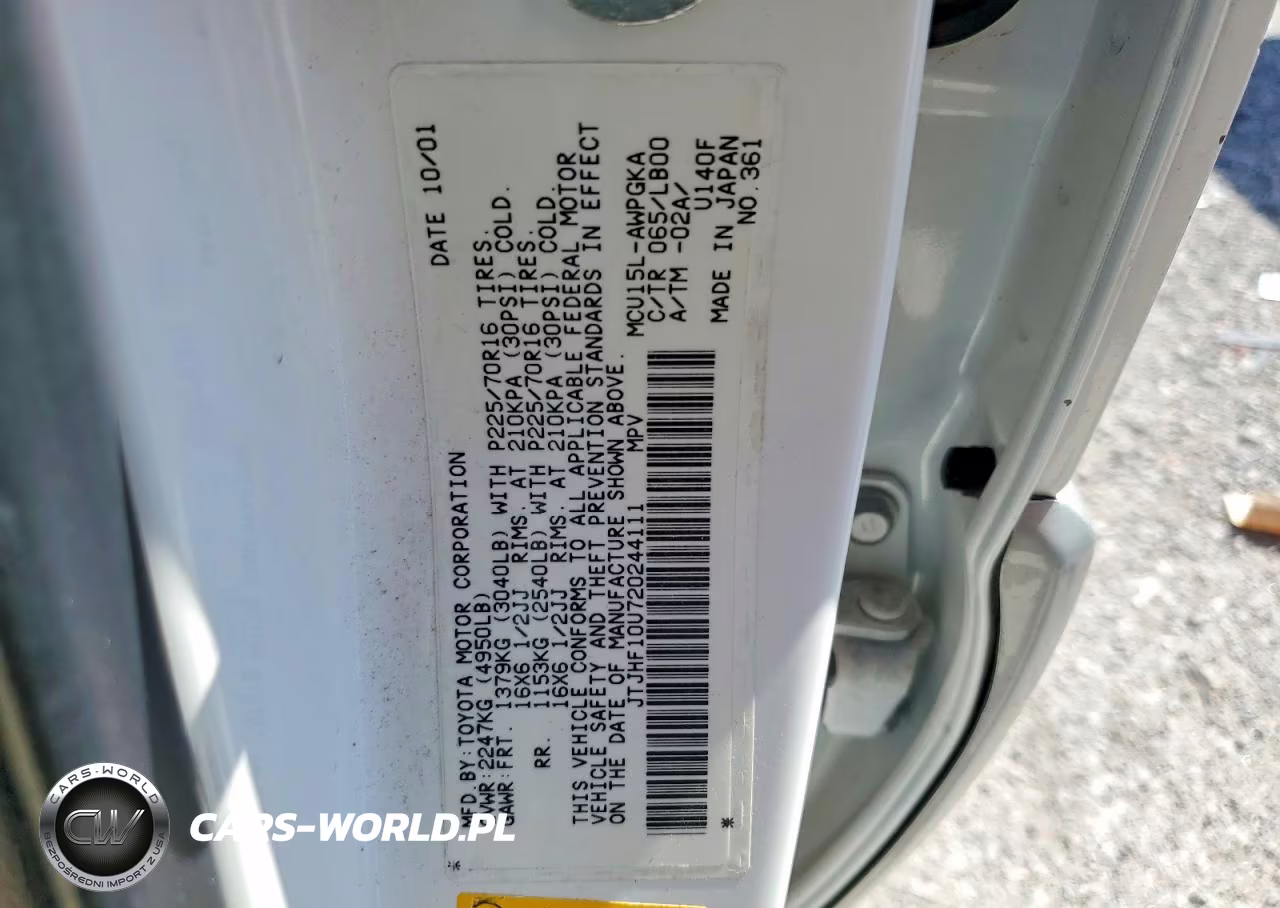 2002 Lexus Rx 300 VIN:JTJHF10U720244111 - 12