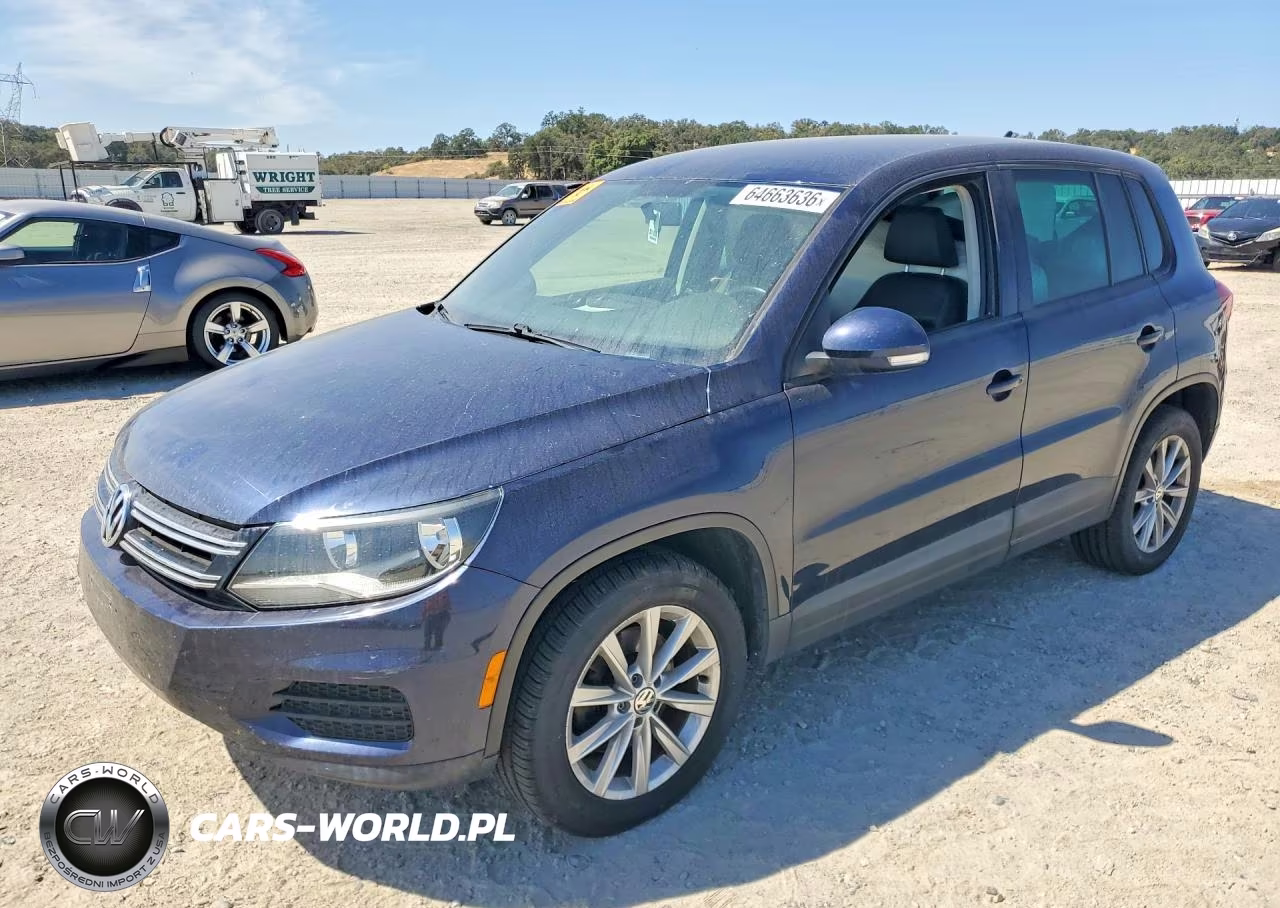 2014 Volkswagen Tiguan S VIN:WVGBV3AXXEW545551 - 1