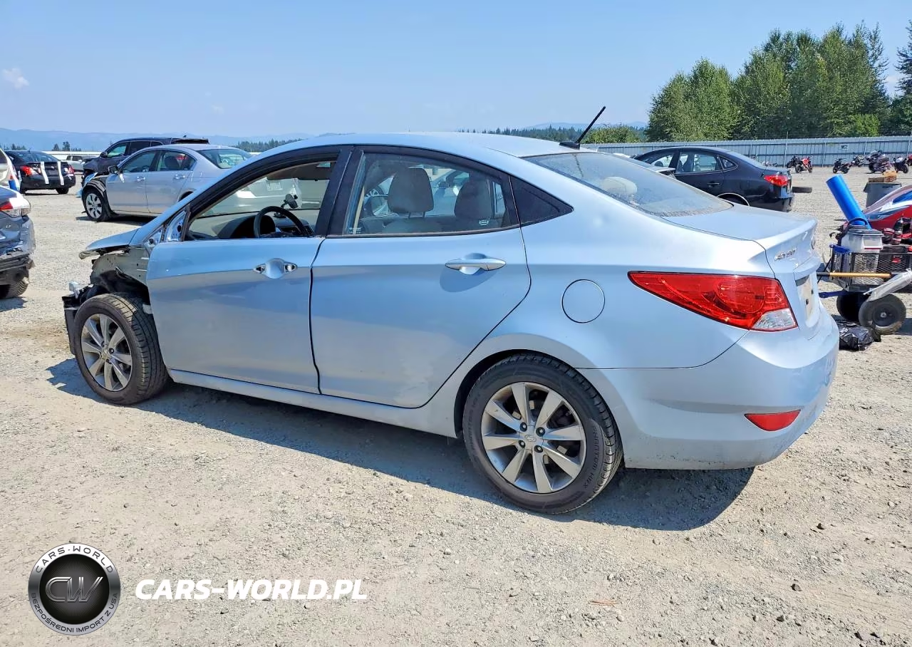 2012 Hyundai Accent Gls VIN:KMHCU4AE4CU048080 - 2