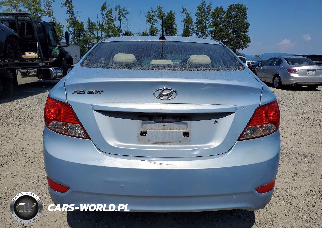 2012 Hyundai Accent Gls VIN:KMHCU4AE4CU048080 - 6