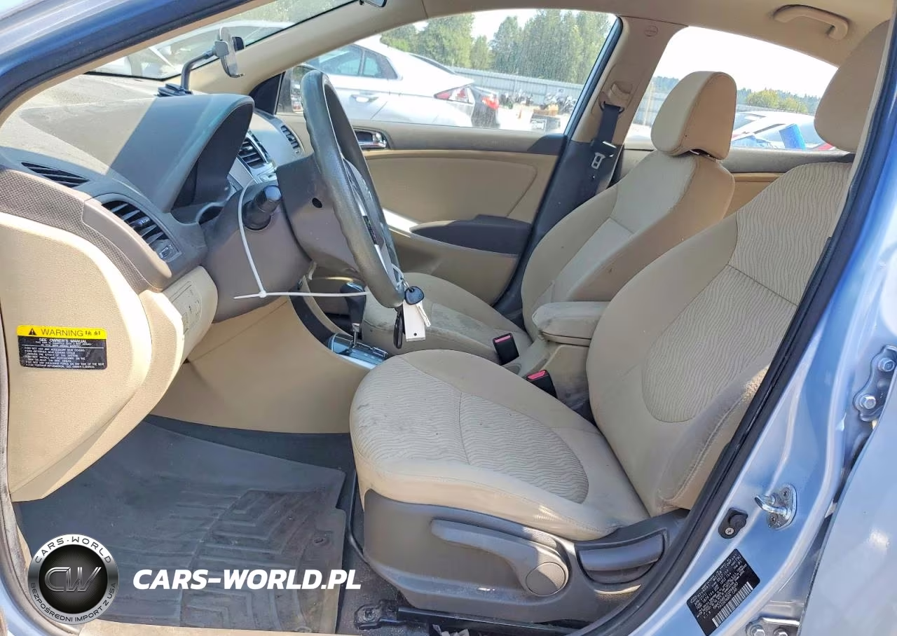 2012 Hyundai Accent Gls VIN:KMHCU4AE4CU048080 - 7