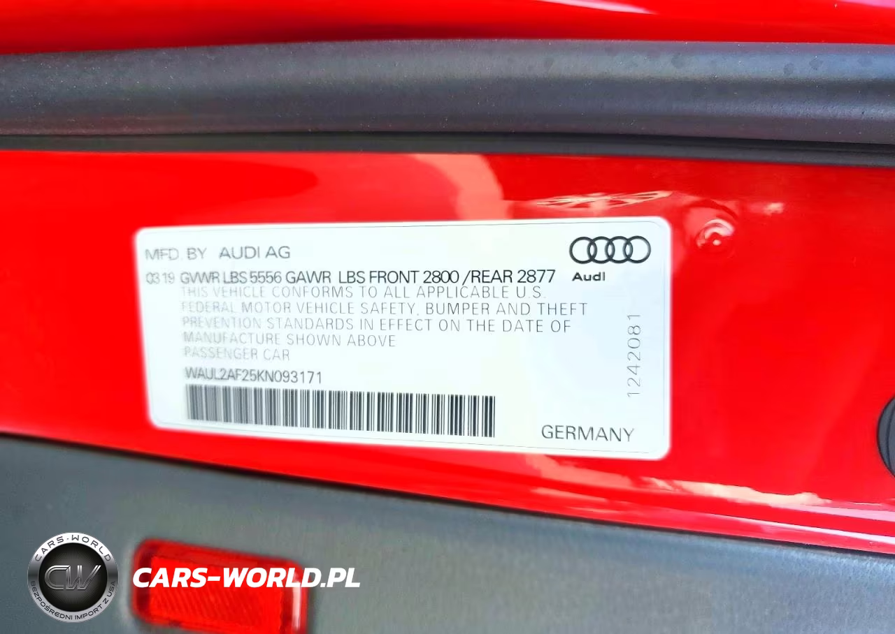 2019 Audi A6 55 Premium VIN:WAUL2AF25KN093171 - 12