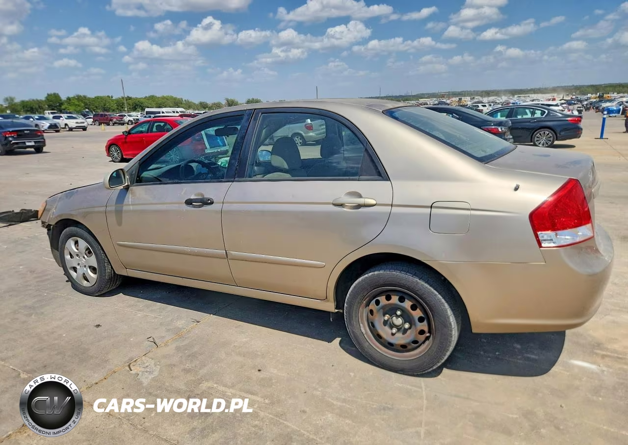 2008 Kia Spectra Lx VIN:KNAFE121785538018 - 2