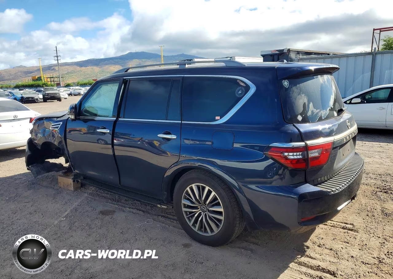 2022 Nissan Armada Sl VIN:JN8AY2BC3N9162020 - 2