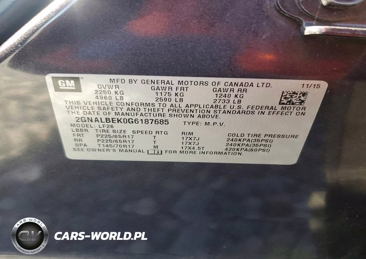 2016 Chevrolet Equinox Ls VIN:2GNALBEK0G6187685 - 13