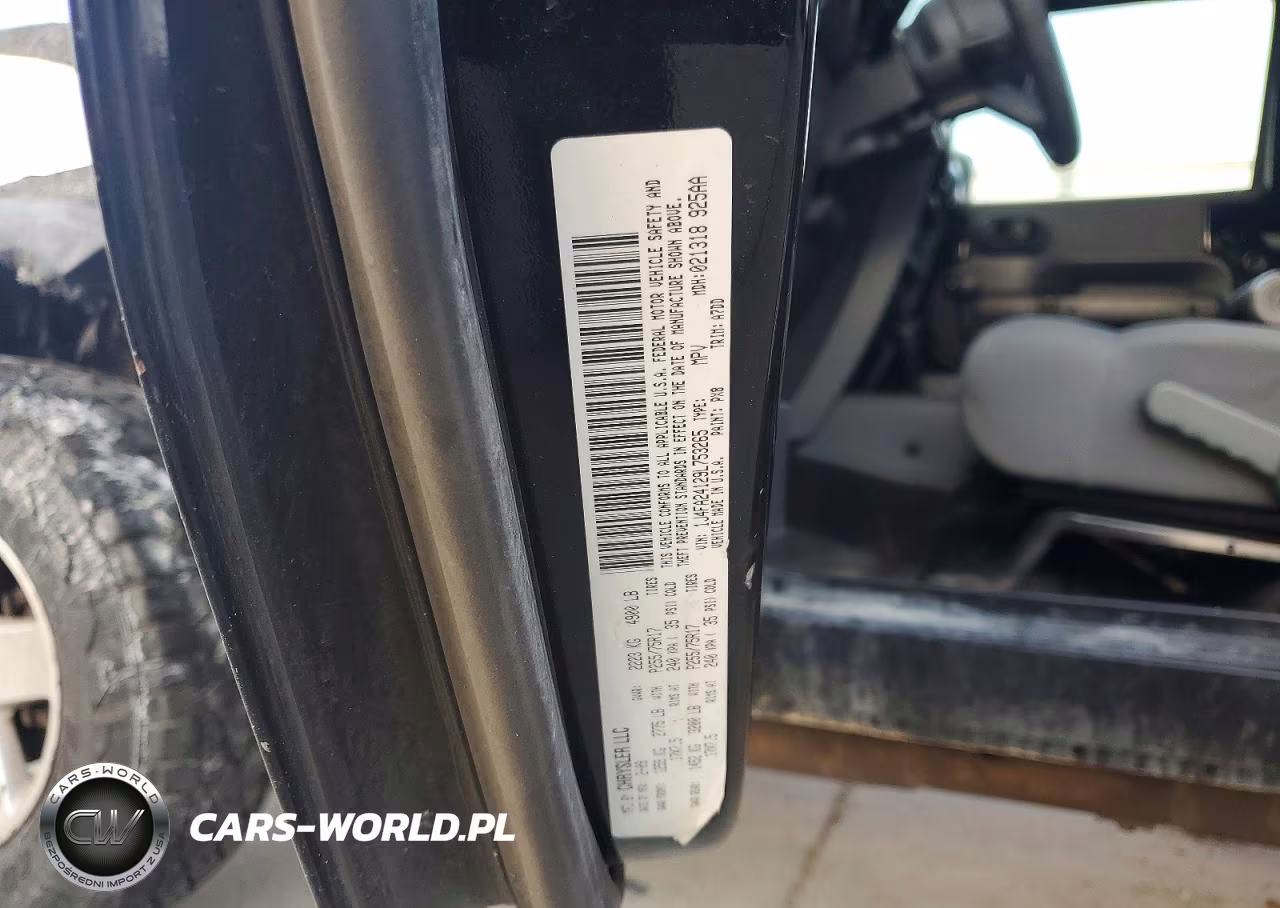 2009 Jeep Wrangler X VIN:1J4FA24129L753265 - 12