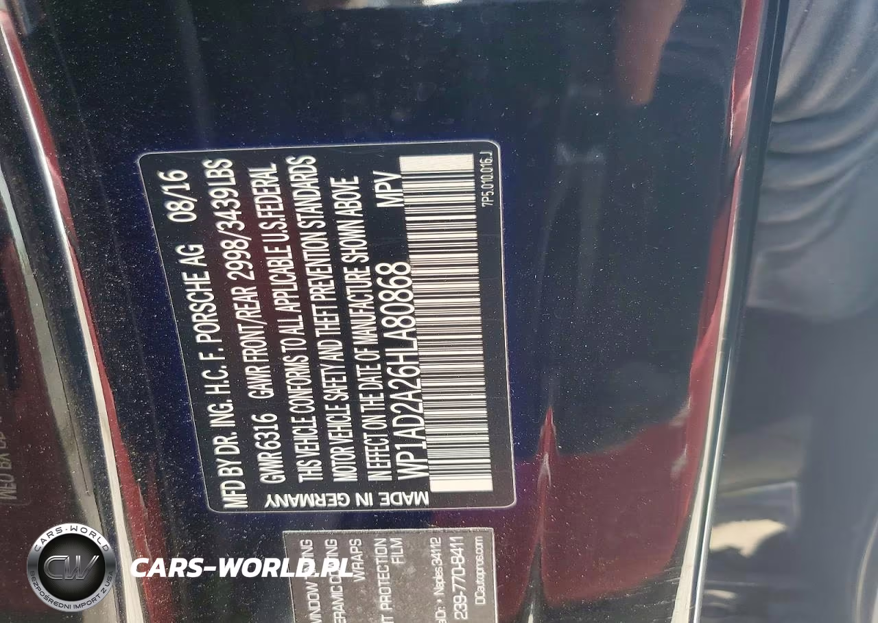 2017 Porsche Cayenne Gts VIN:WP1AD2A26HLA80868 - 14