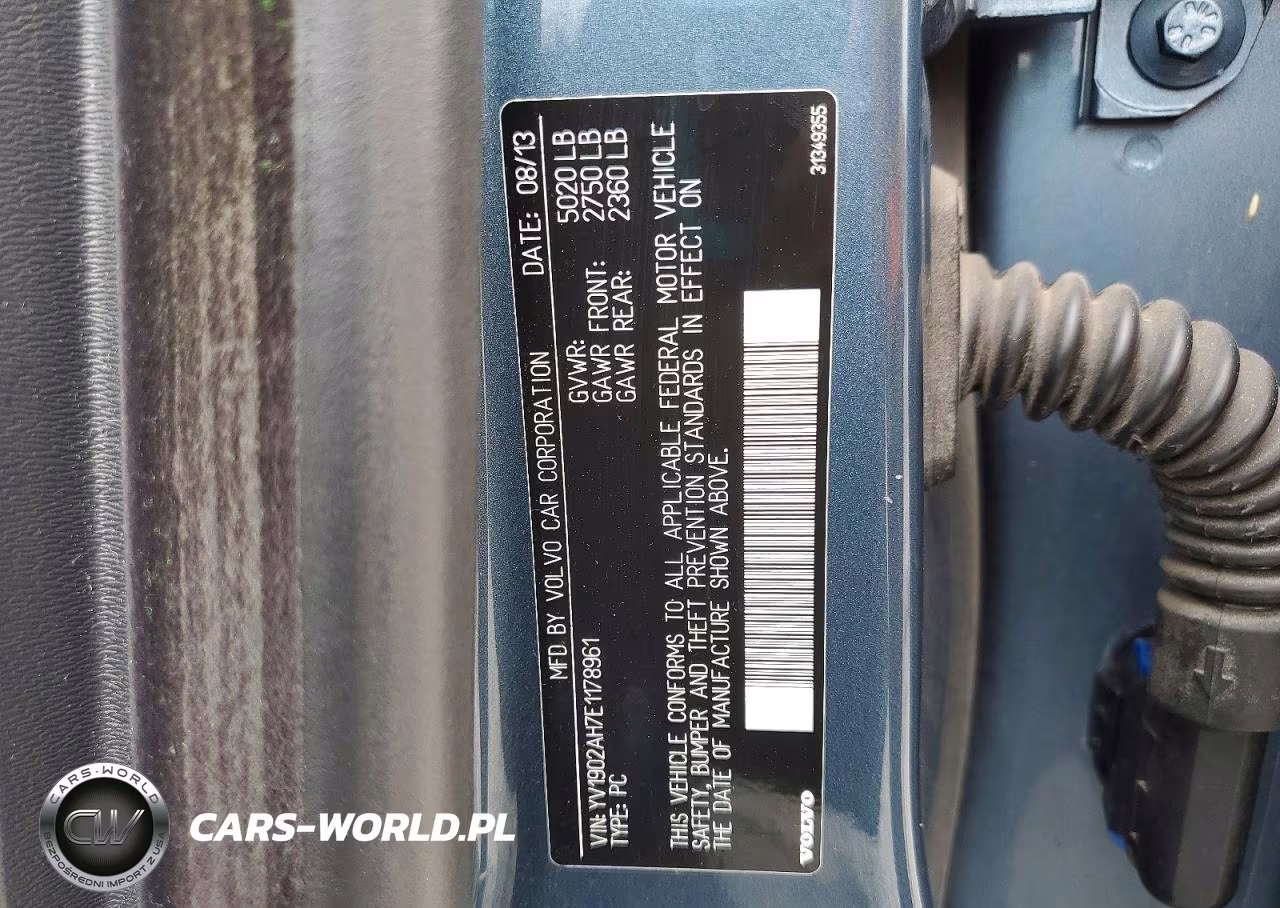 2014 Volvo S80 T6 VIN:YV1902AH7E1178961 - 12
