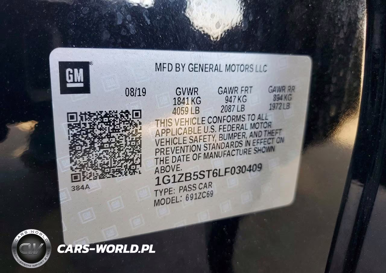 2020 Chevrolet Malibu Ls VIN:1G1ZB5ST6LF030409 - 12