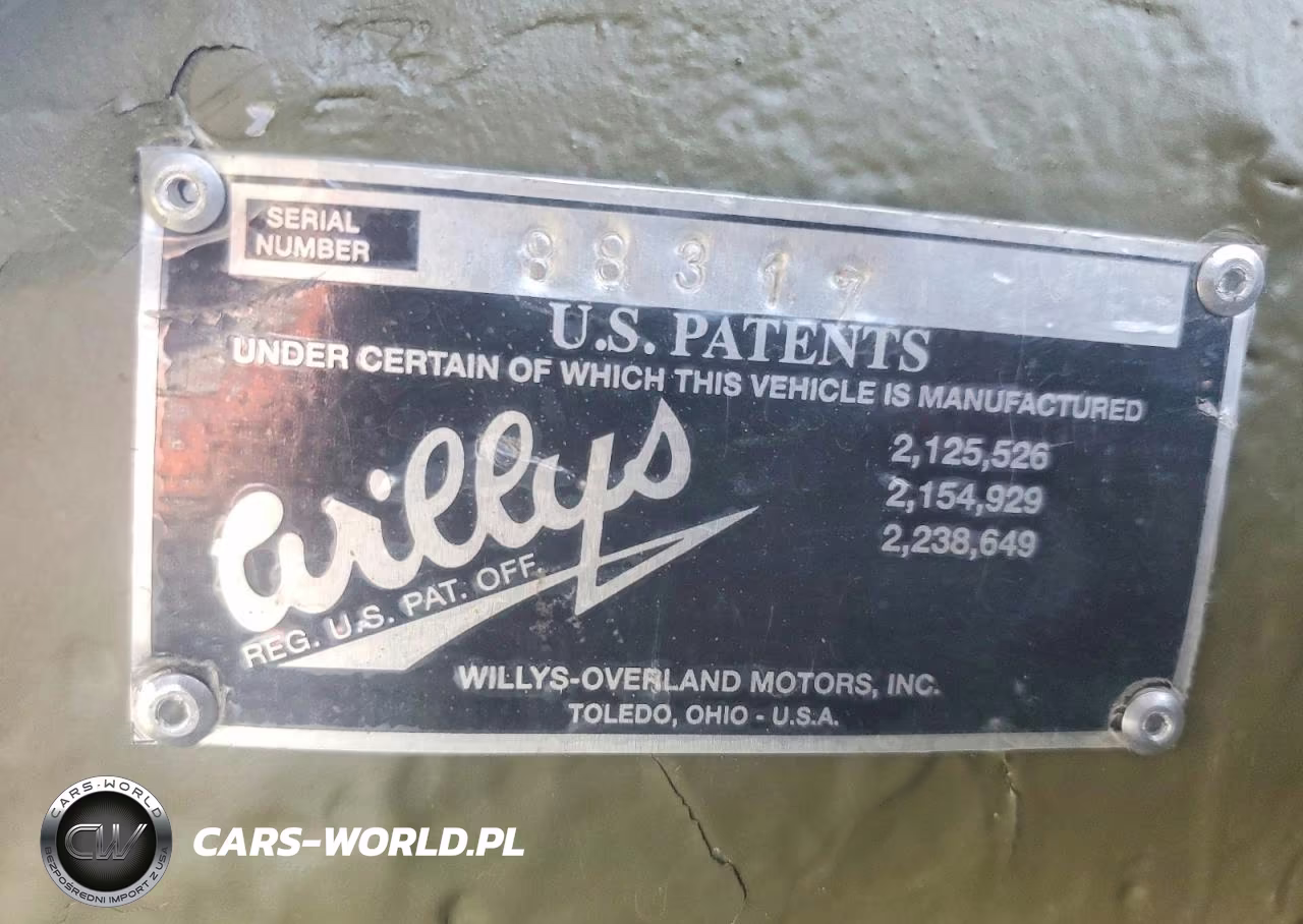 1946 Willy Jeep VIN:88317 - 13